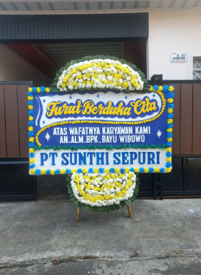 Papan Bunga Duka di Bagan Besar