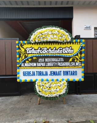 Papan Bunga Duka di Bagan Besar