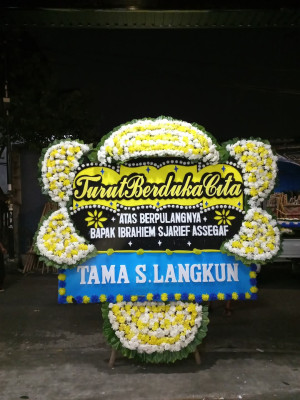 Papan Bunga Duka di Bagan Besar
